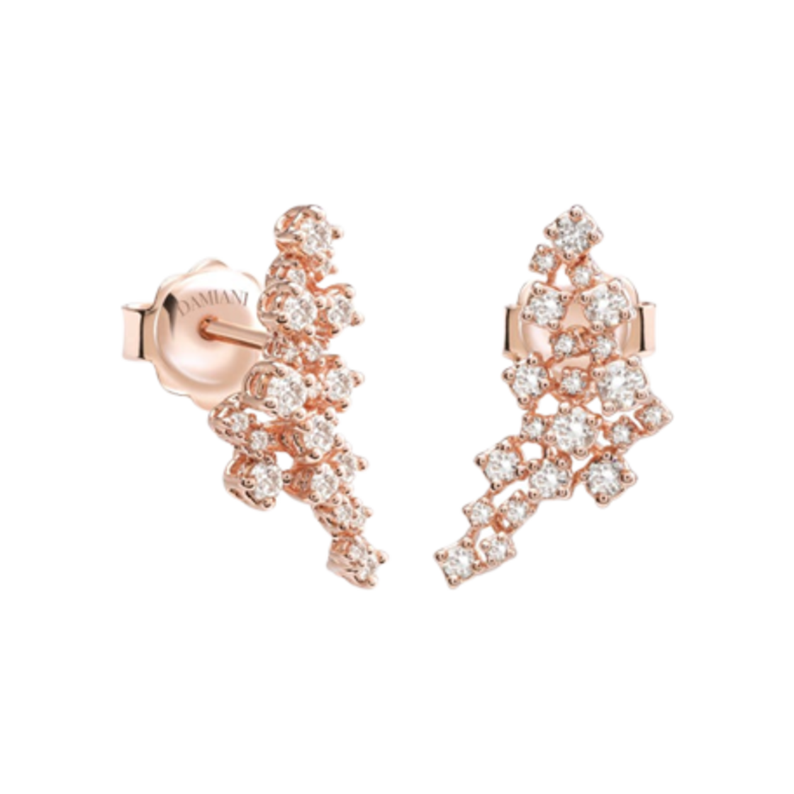 다미아니 미모사 다이아몬드 이어링 핑크 골드(Damiani Mimosa Diamonds Earrings Pink Gold) - 1