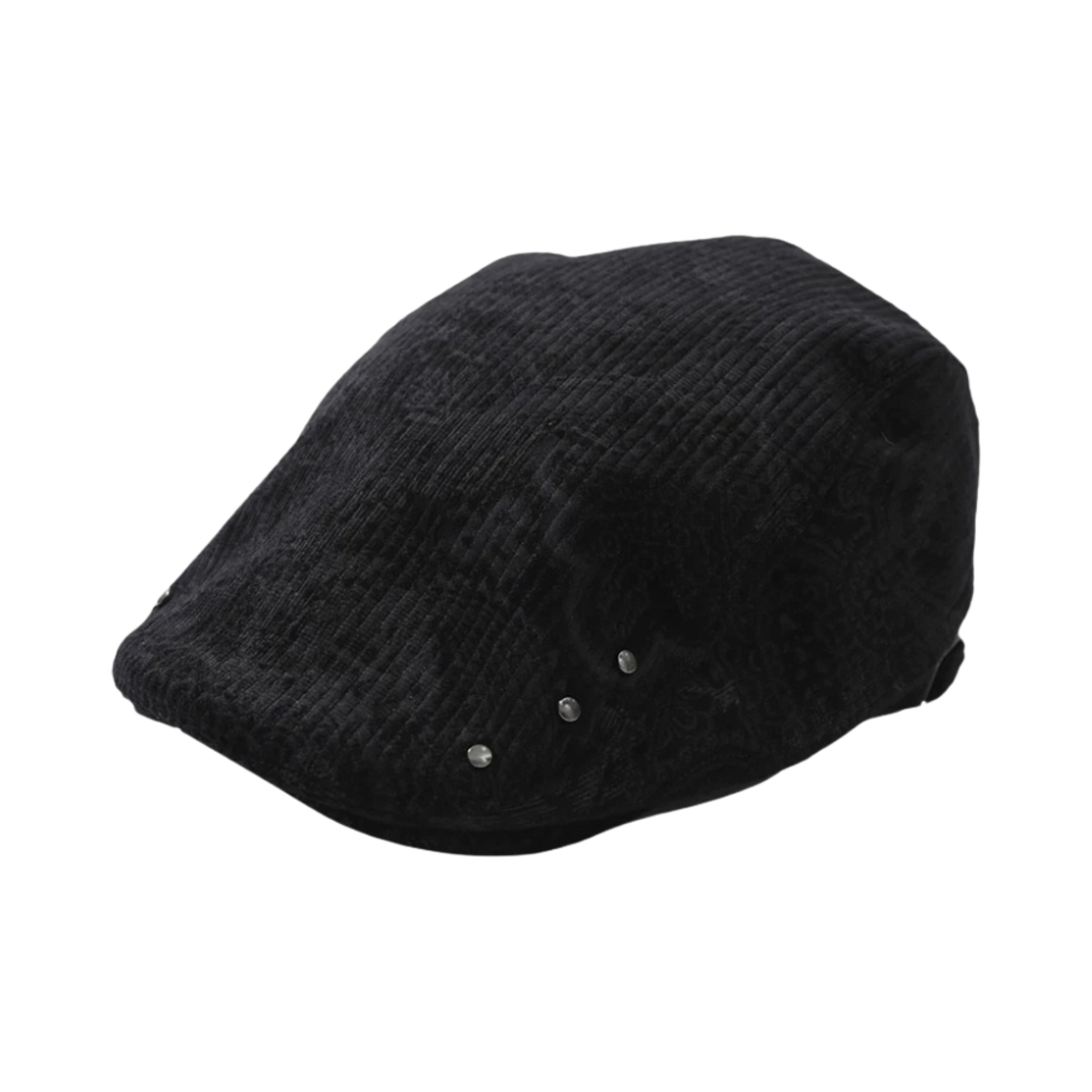 노쿨러스 페이즐리 리벳 헌팅 캡 블랙(Nos Couleurs Paisley Rivet Hunting Cap Black)