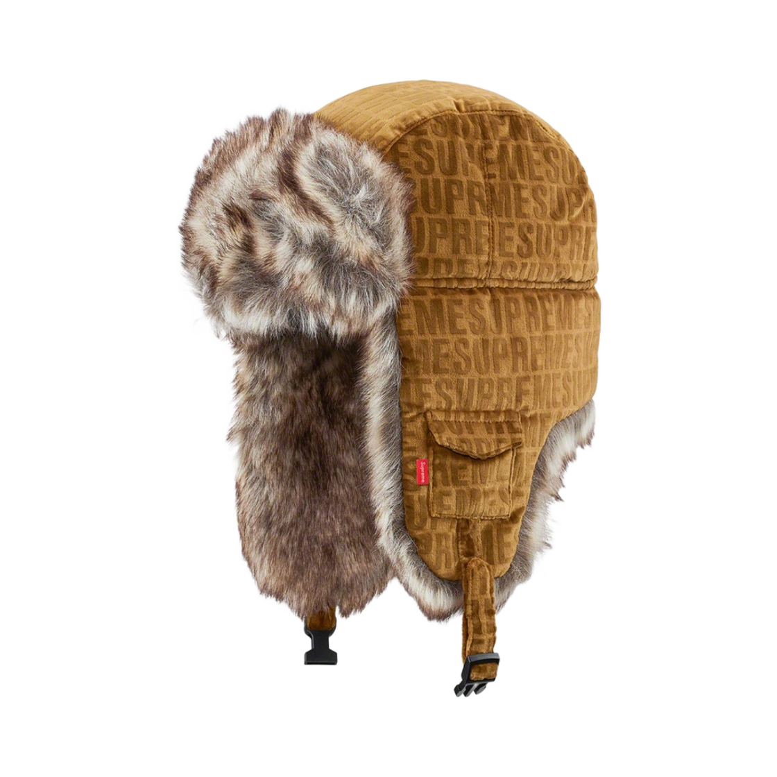 슈프림 벨벳 패턴 트루퍼 브라운 - 21FW