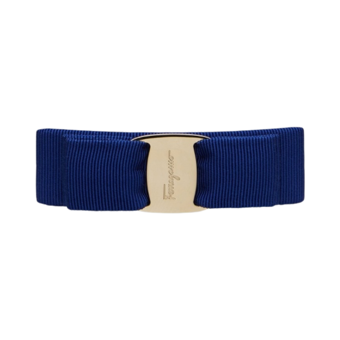 (W) 페라가모 바라 헤어 클립 라피스 라줄리((W) Ferragamo Vara Hair Clip Lapis Lazuli) - 1