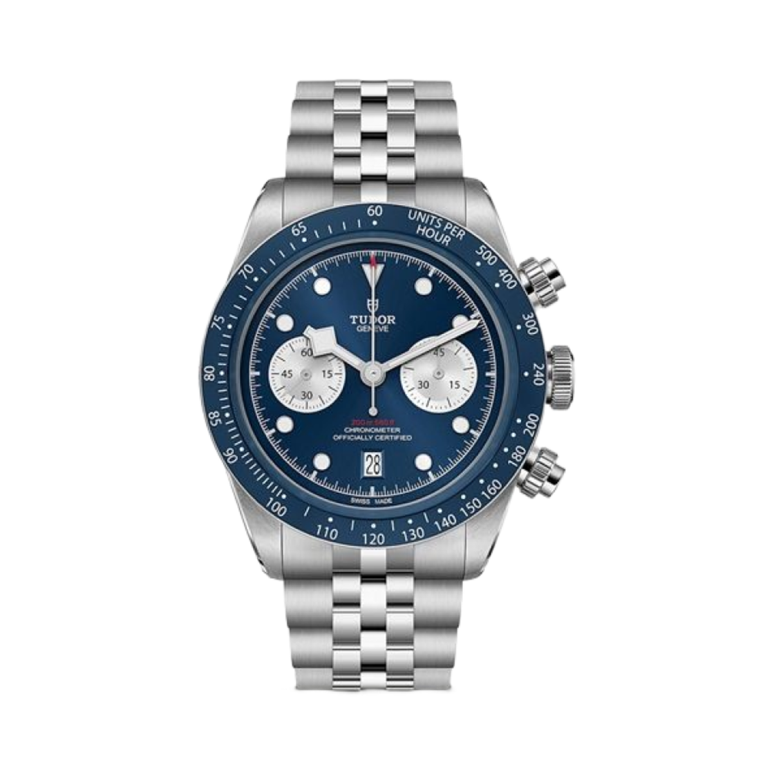 튜더 블랙 베이 크로노 MT5813 스틸 브레이슬릿 블루(Tudor Black Bay Chrono MT5813 Steel Bracelet Blue)