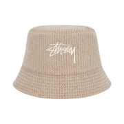 Stussy Zig Zag Stock Bucket Hat Gold
