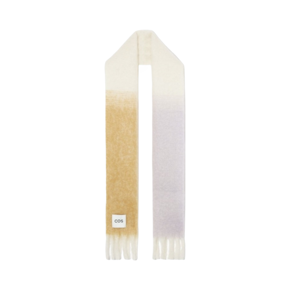 코스 오버사이즈 모헤어 블렌드 머플러 옐로우(COS Oversized Mohair Blend Muffler Yellow)