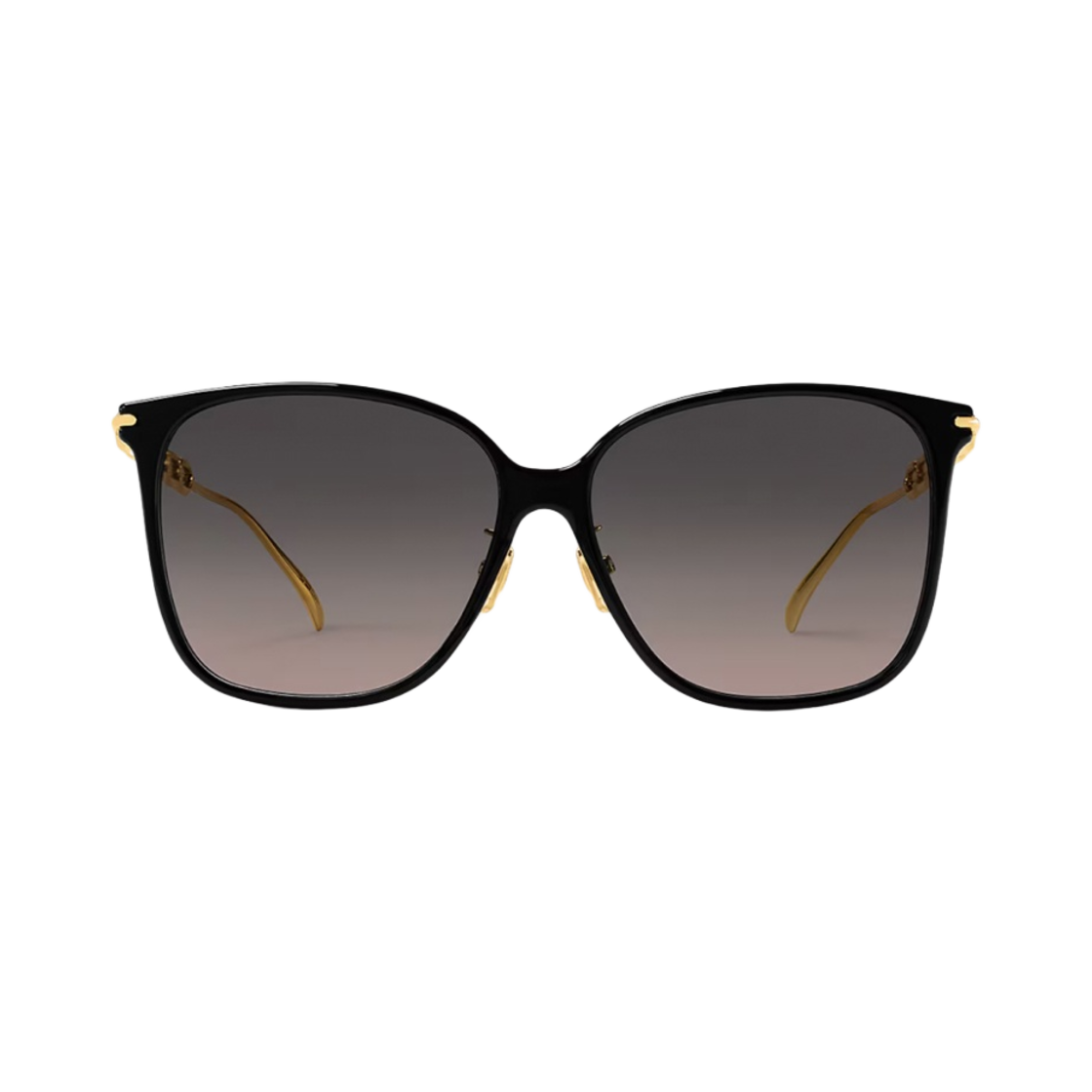 Z1911U Louis Vuitton My LV Chain Two Classique Square Sunglasses Gold Black