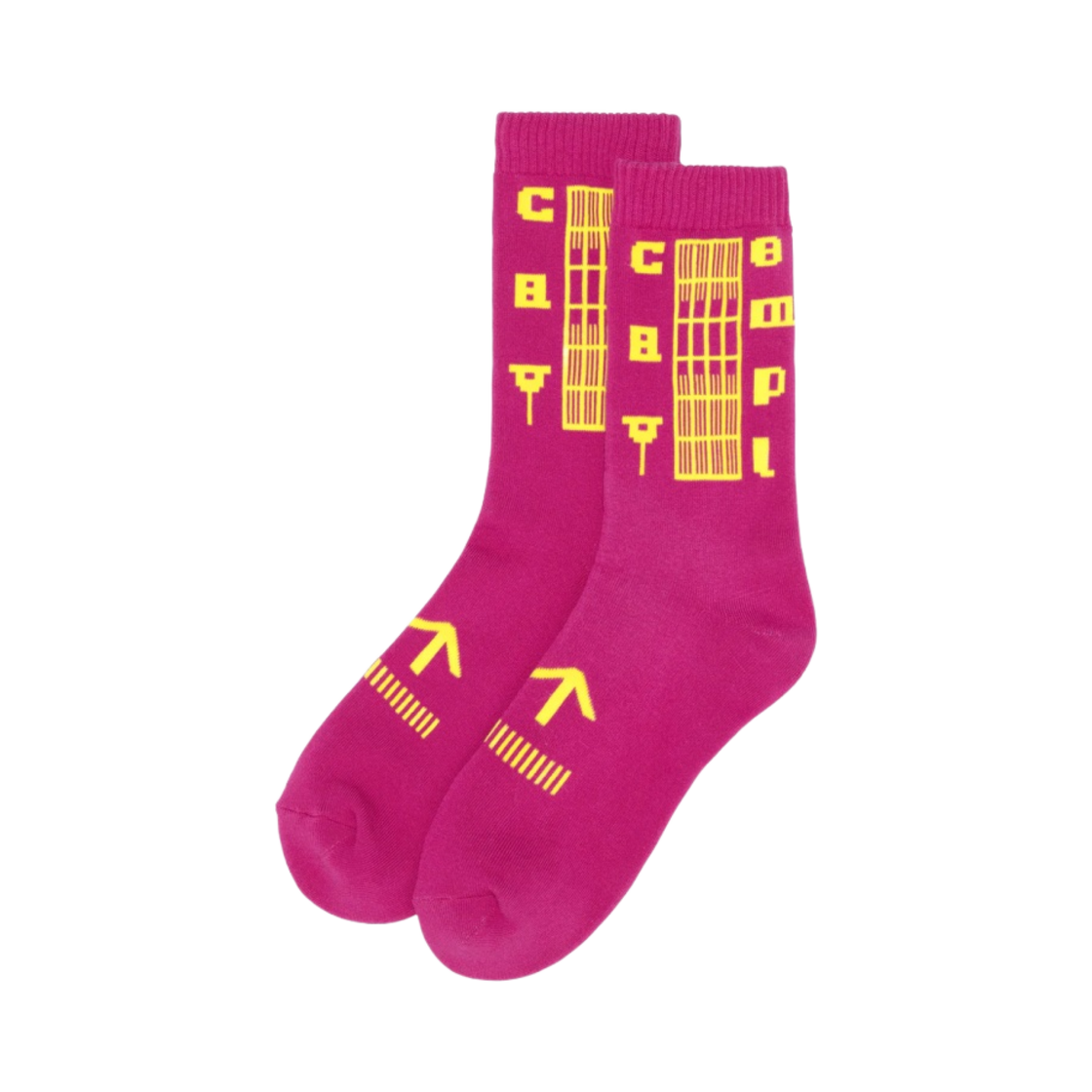- Cav Empt Cav↓↑Empt Socks Pink - 24FW