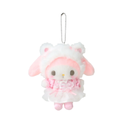 Sanrio My Melody White Cat Ballerina Mascot Holder