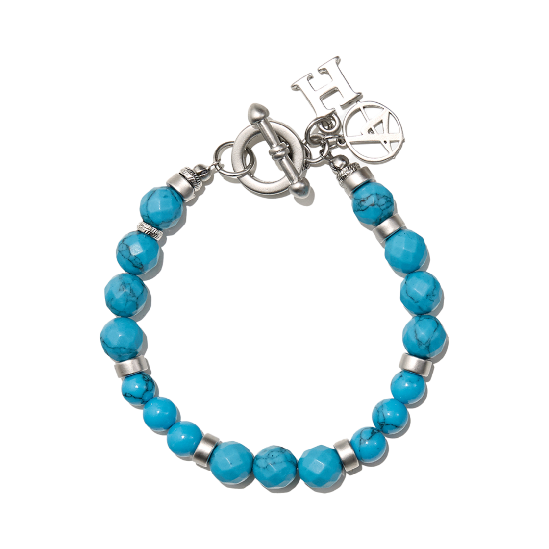 알렌느 젬스톤 믹스 브레이슬릿 터콰이즈(Haleine Gemstone Mix Bracelet Turquoise (WA124))