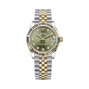Rolex Datejust 31mm 278273 Olive Green Diamond-Set Jubilee