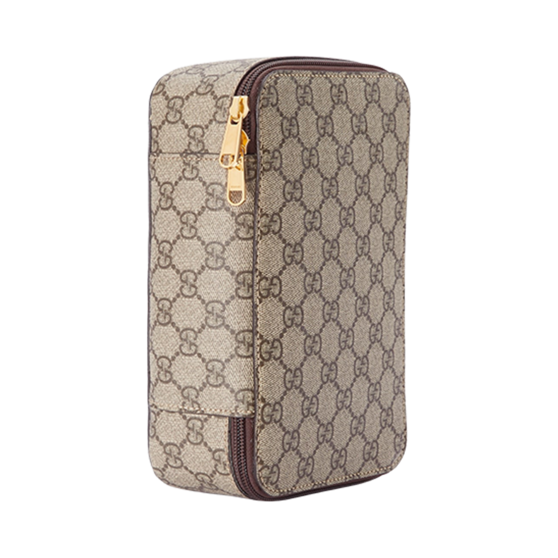 구찌 GG 미니 패킹 큐브 베이지 에보니 슈프림(Gucci GG Mini Packing Cube Beige Ebony Supreme) - 2