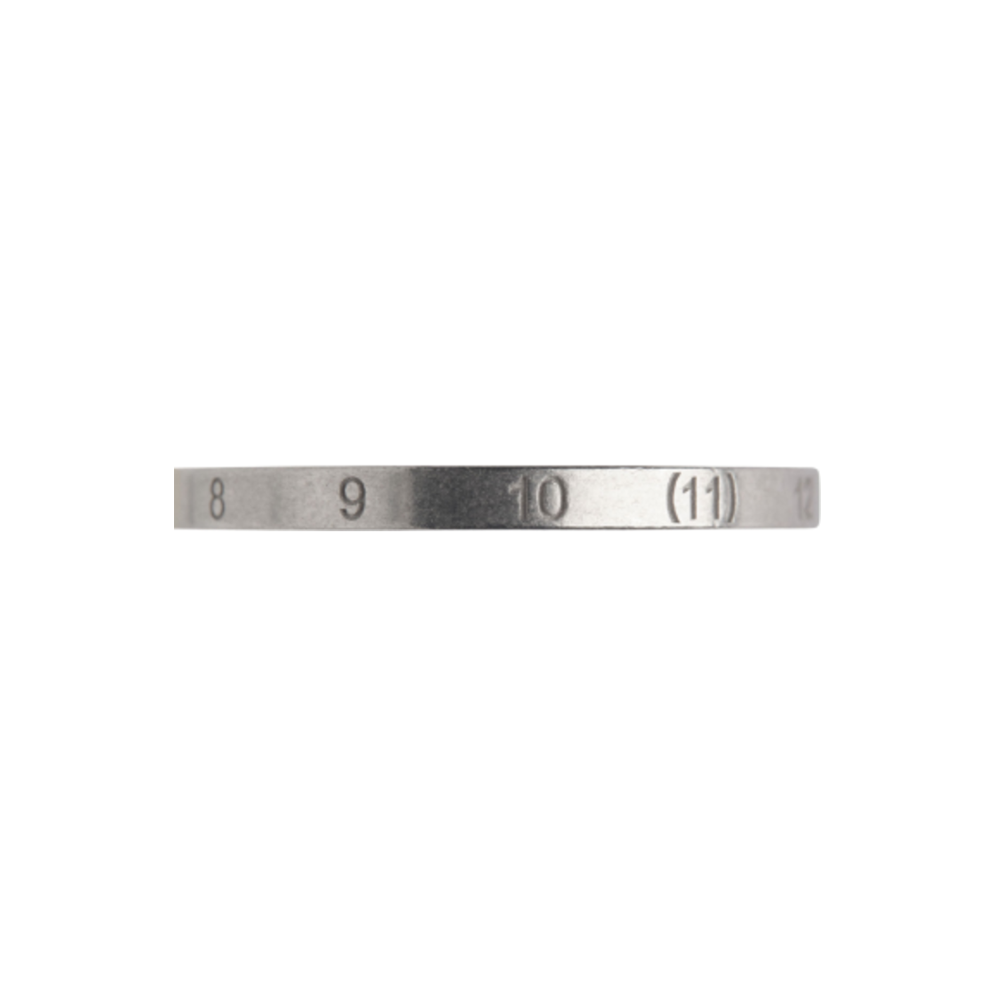 메종 마르지엘라 뉴메리컬 슬림 실버 링 실버(Maison Margiela Numerical Slim Silver Ring Silver)