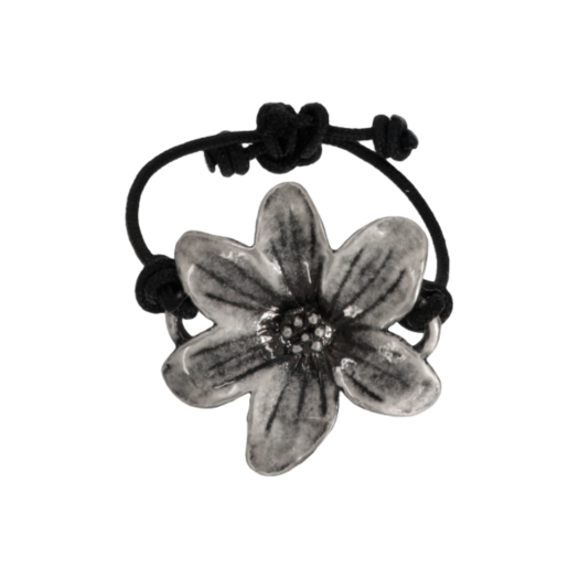 nff315 Nff Petal String Ring Black