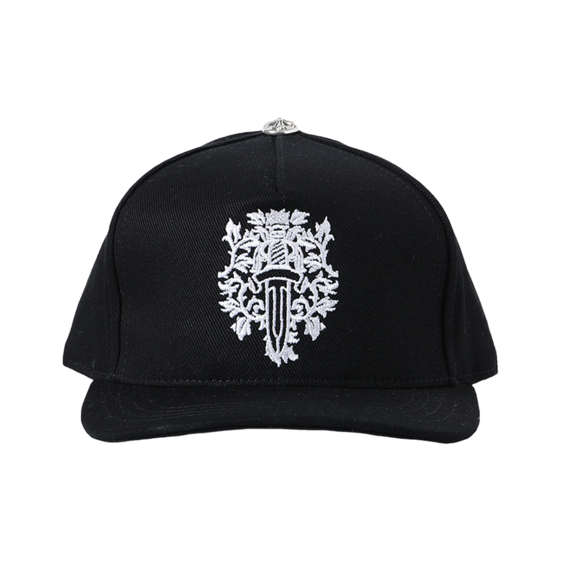 888814141414 Hansroom Chrome Hearts Dagger Denim Baseball Hat Black White