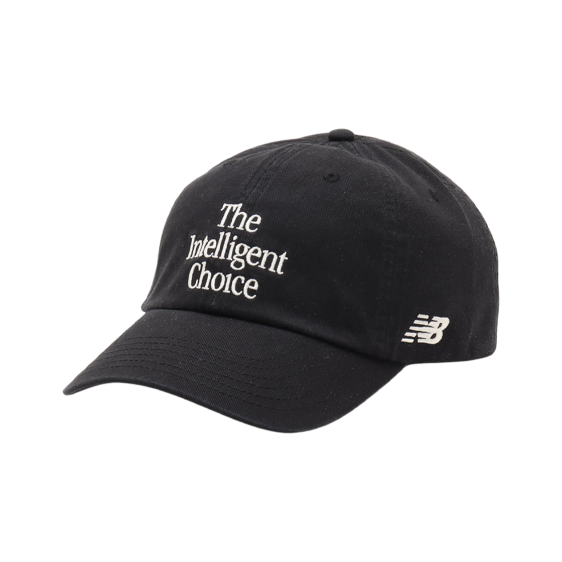 LAH51011BK New Balance 6 Panel The Intelligent Choice Hat Black