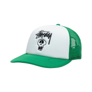 Stussy Skull Mesh Trucker Cap Green