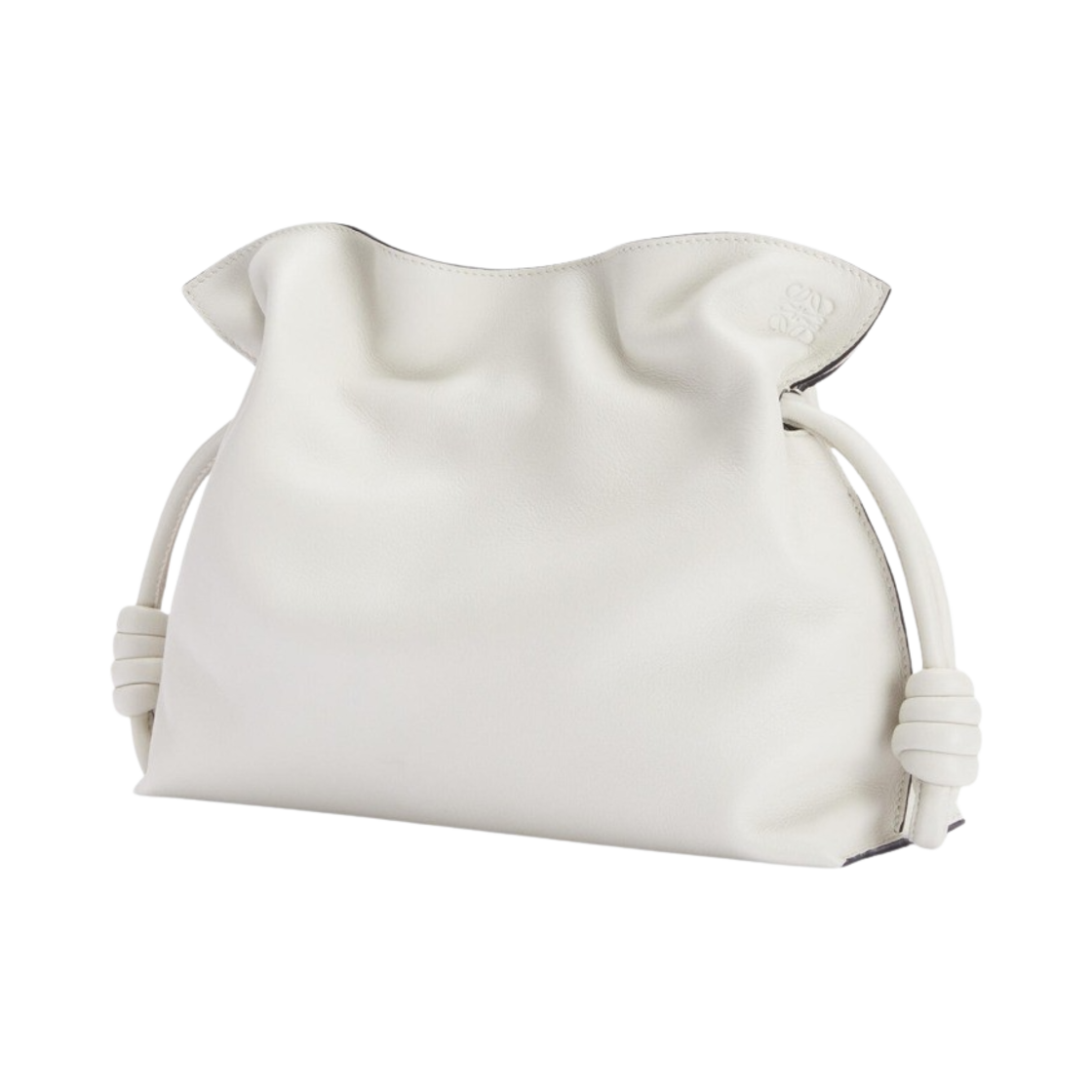 로에베 플라멩코 클러치 나파 카프스킨 소프트 화이트(Loewe Flamenco Clutch In Nappa Calfskin Soft White) - 2