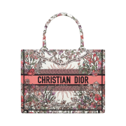 Dior Medium Dior Book Tote Ecru Multicolor 4 Saisons Printemps Soleil
