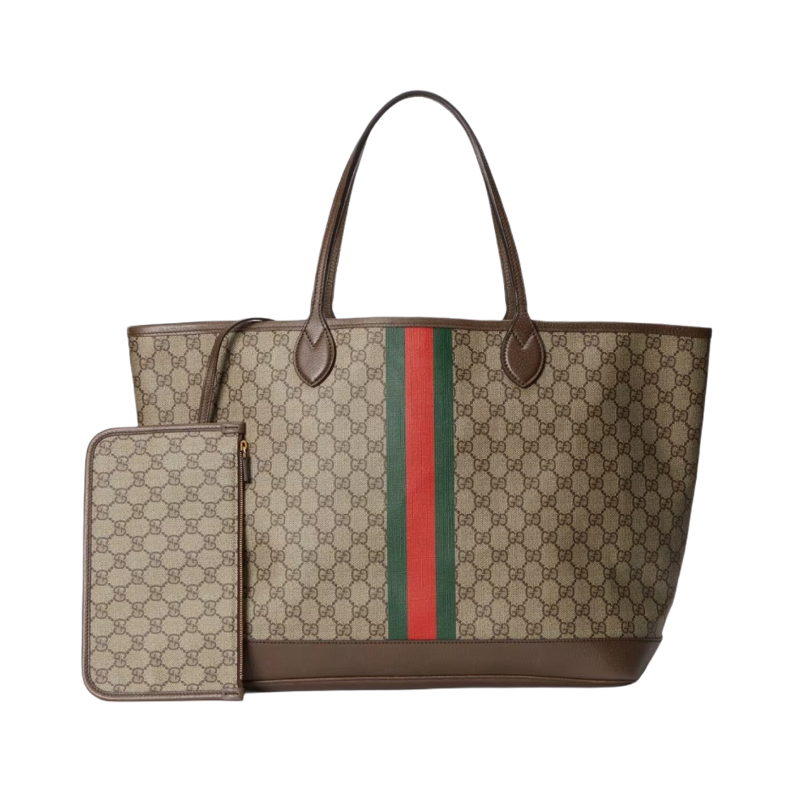 구찌 GG 오피디아 라지 토트백 베이지 에보니