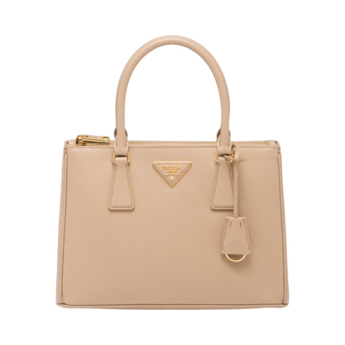프라다 미디움 프라다 갤러리아 사피아노 레더 백 샌드 베이지(Prada Medium Prada Galleria Saffiano Leather Bag Sand Beige) - 1