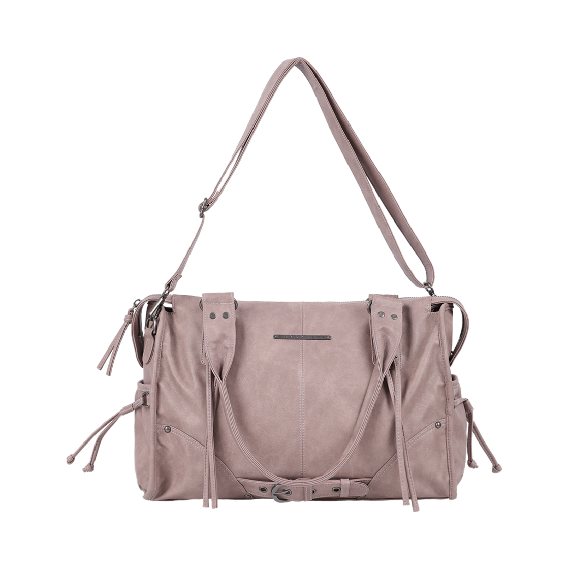 韓国商品/FANCY CLUB BELTED WASHING LEATHER BAG MUSINSA公式 | FANCY CLUB Belted Washed Leather Bag (BLACK