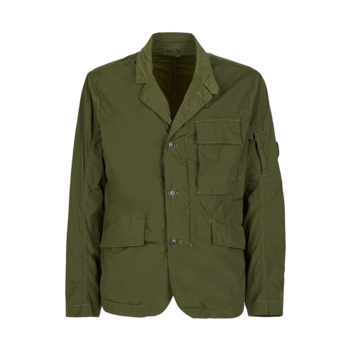 12CMBZ240A005864G660 C.P. Company Nycra-R Blazer Burnt Olive Green - 22SS - 대표 이미지 #1