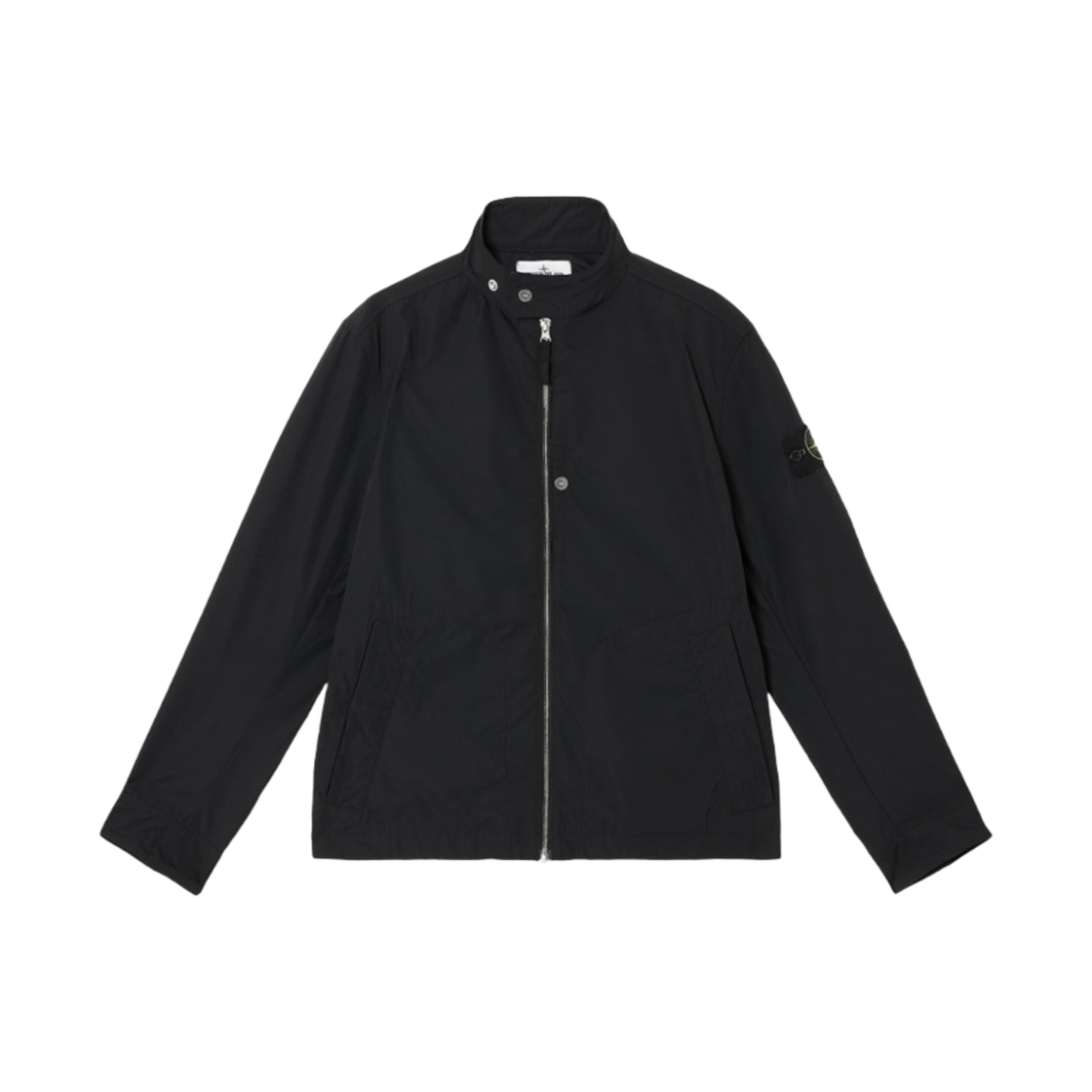 K1S1541000-94S0026-V0029 Stone Island 4100094 Micro Twill Blouson with Anti-Drop and Two-Way Zip Black - 25SS