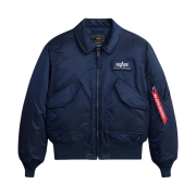 ALPHA INDUSTRIES ALPHA Cwu 45/p Flight Jacket Replica Blue