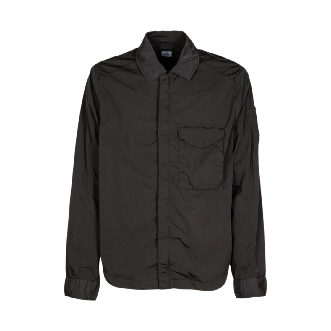 25SS C.P. Company Chrome-R オーバーシャツ L CHROME-R FULL ZIP OVERSHIRT [BLACK] - WUNDER 大阪 セレクト
