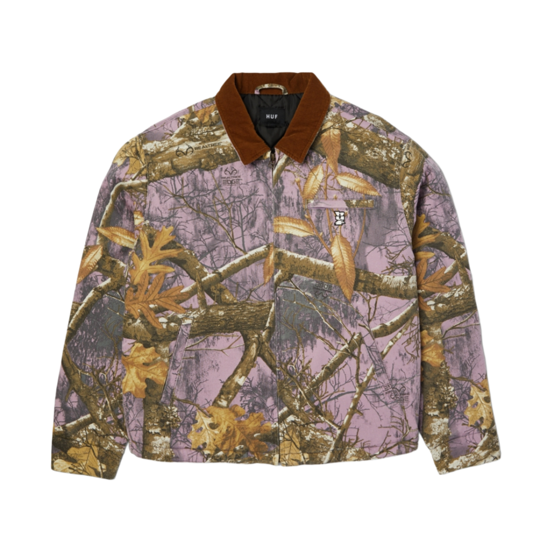 HF251UJK02LL00 HUF X Realtree Megablast Work Jacket Lilac