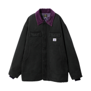 Needles 16oz Cotton Canvas Lumberjack Coat Black