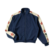 Kapital Webbing Trimmed Jersey Track Jacket Navy