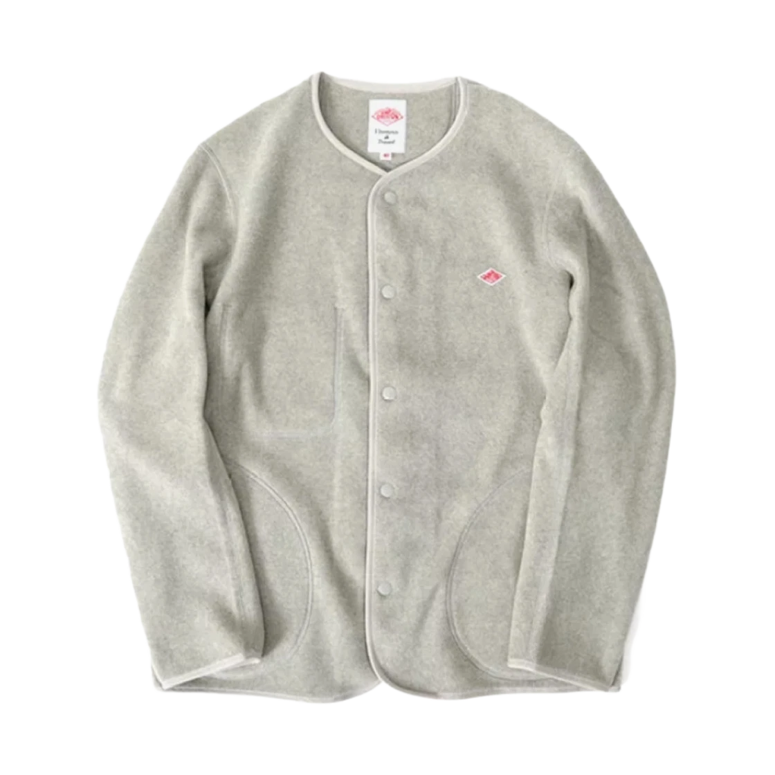Danton (W) Danton Fleece Collarless Jacket Marble · 34