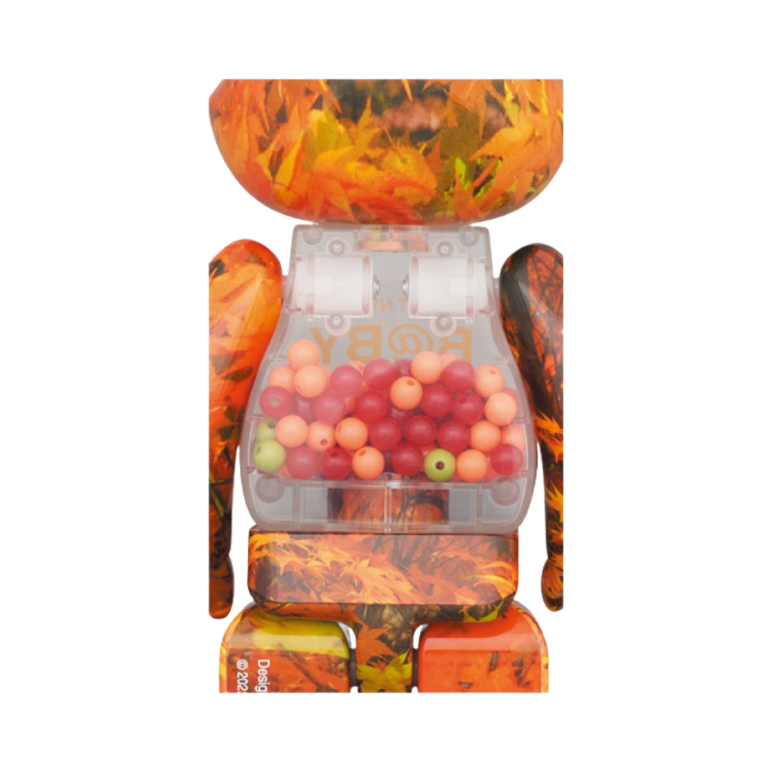 베어브릭 마이 퍼스트 래브릭 베이비 오텀 리브스 버전 100% & 400% 세트(Bearbrick My First Nyabrick Baby Autumn Leaves Ver. 100% & 400% Set) - 4