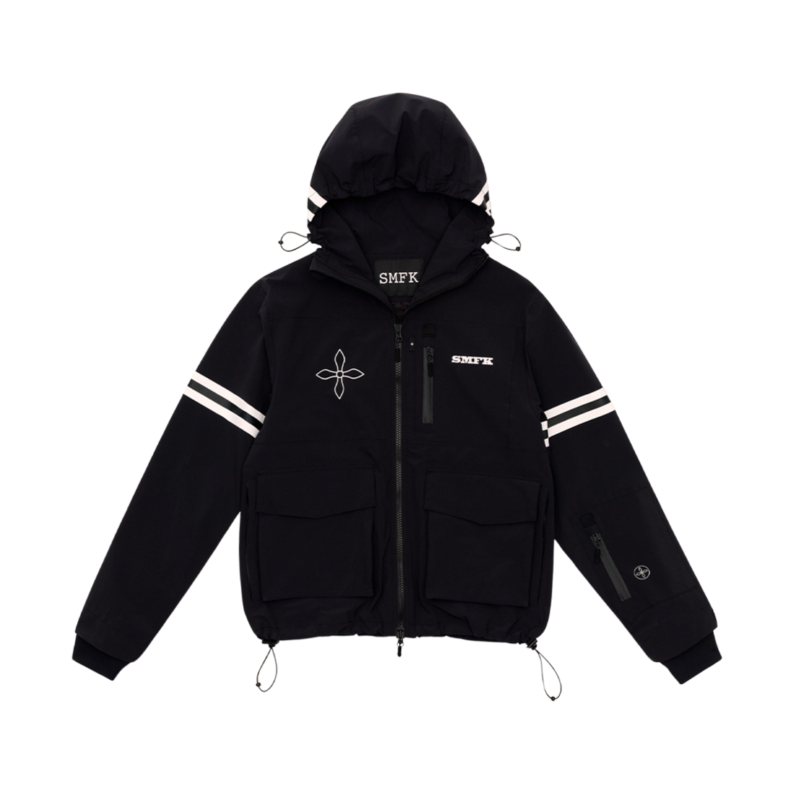 (W) 에스엠에프케이 컴퍼스 크로스 DNA 스키 스노우 자켓 블랙((W) SMFK Compass Cross DNA Ski Snow Jacket Black)