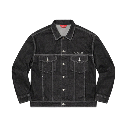 슈프림 데님 슬리브 MA-1 블랙 - 23SS | Supreme | KREAM