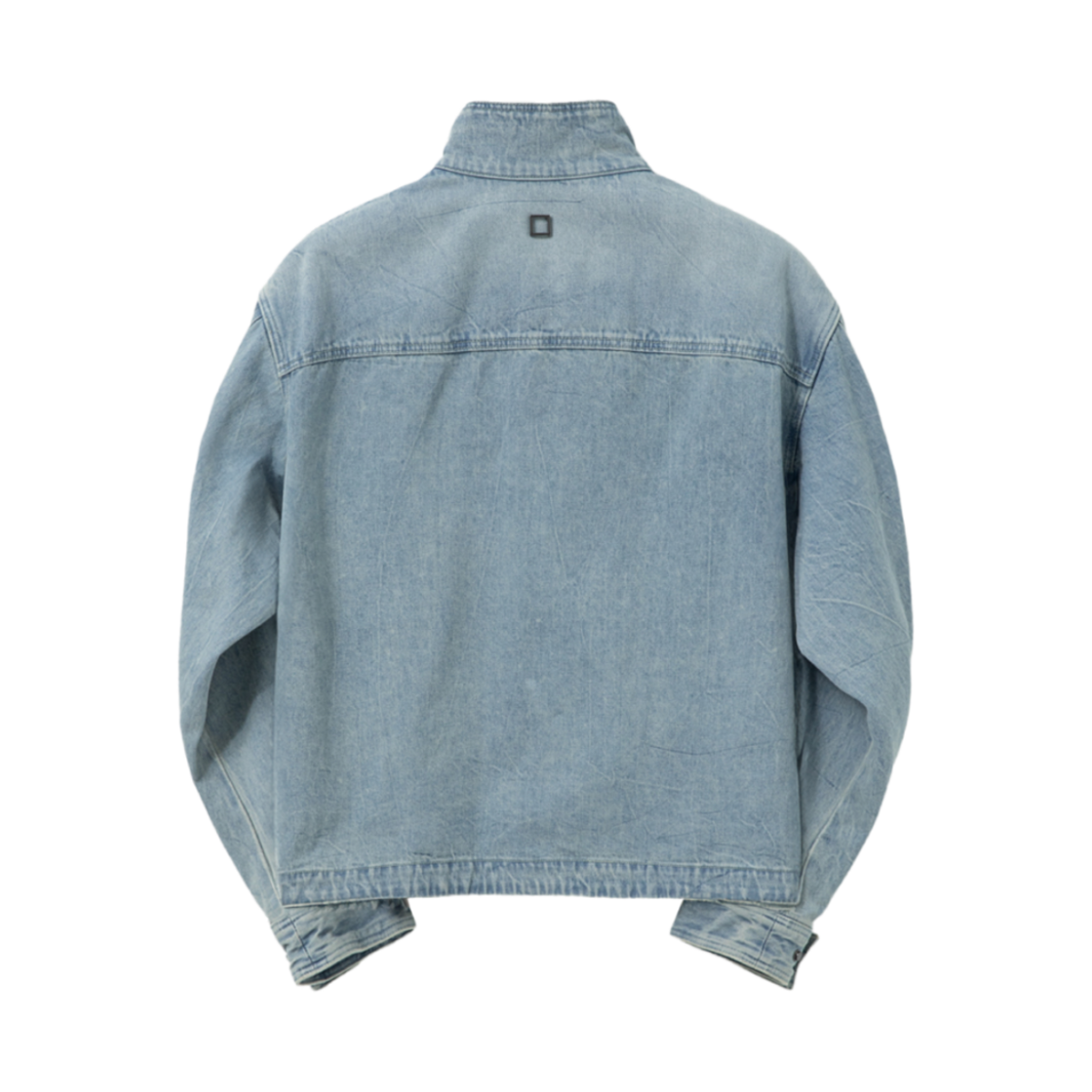 우영미 하이넥 데님 자켓 블루 - 25SS(Wooyoungmi High Neck Denim Jacket Blue - 25SS) - 2