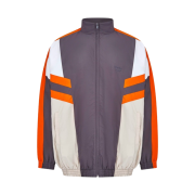 Martine Rose Panelled Track Jacket Grey Orange Beige