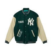Thisisneverthat x New Era x MLB New York Yankees Varsity Jacket Dark Green