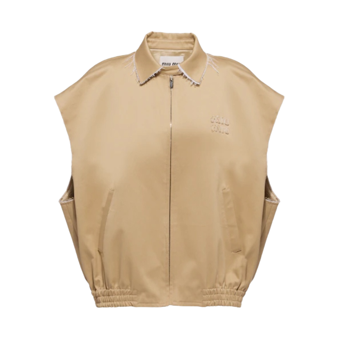 (W) 미우 미우 치노 블루종 자켓 코드((W) Miu Miu Chino Blouson Jacket Cord) - 1