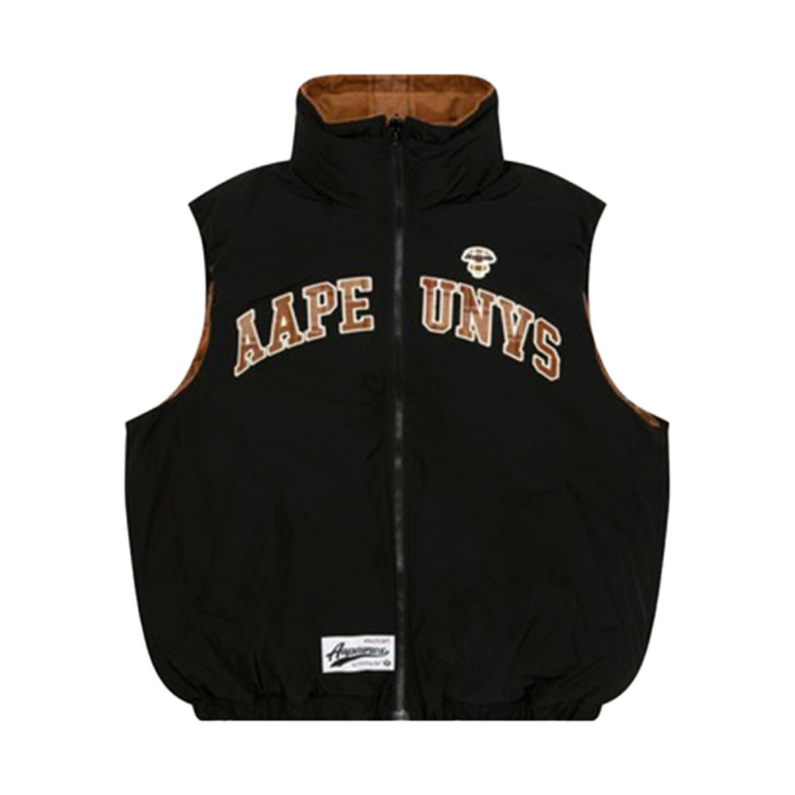 에이프 메인 베스트 브라운 버건디 - 24FW(AAPE Main Vest Brown Burgundy - 24FW)