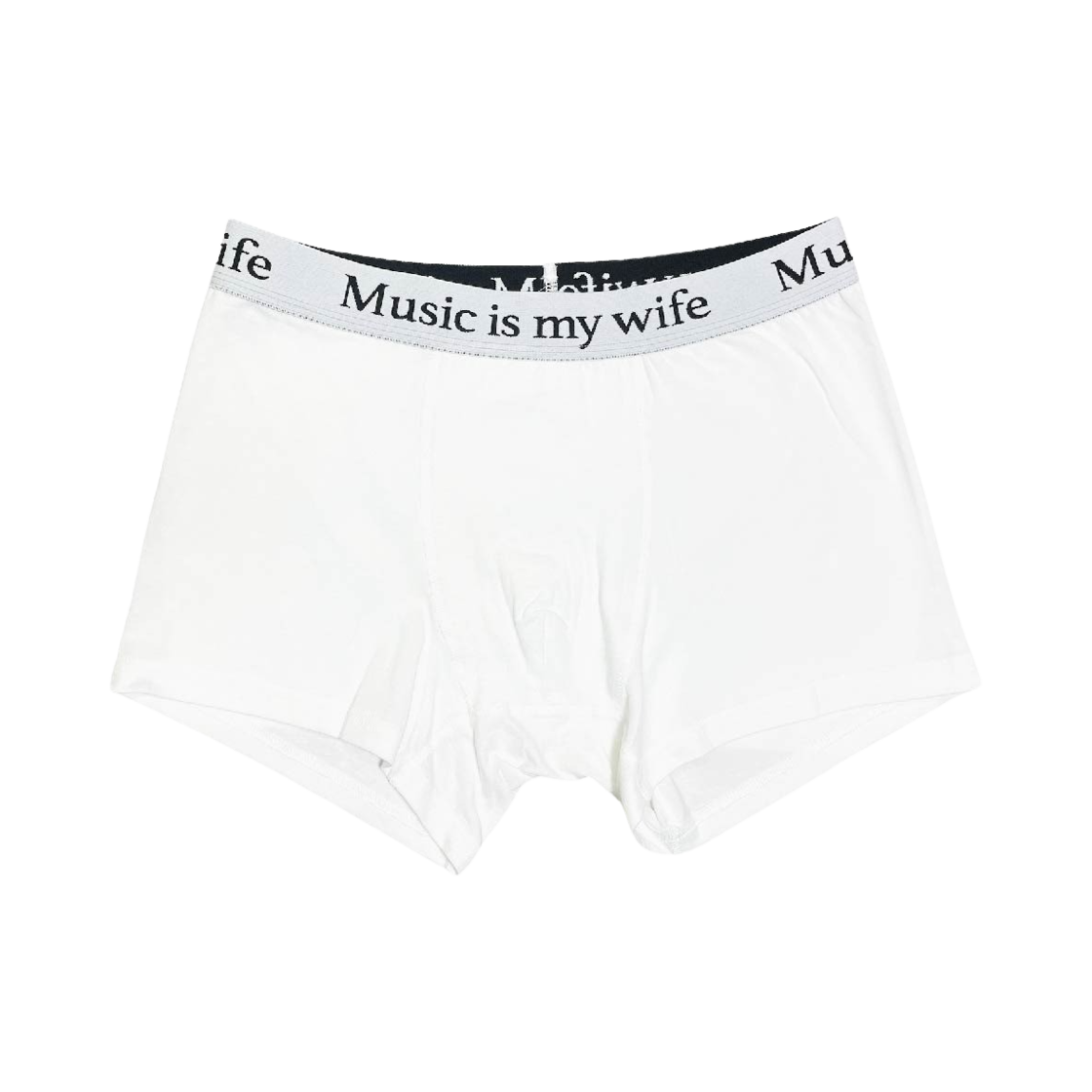 300006 Mosquito Murderers Music Is My Wife Underwear Boxer Brief White