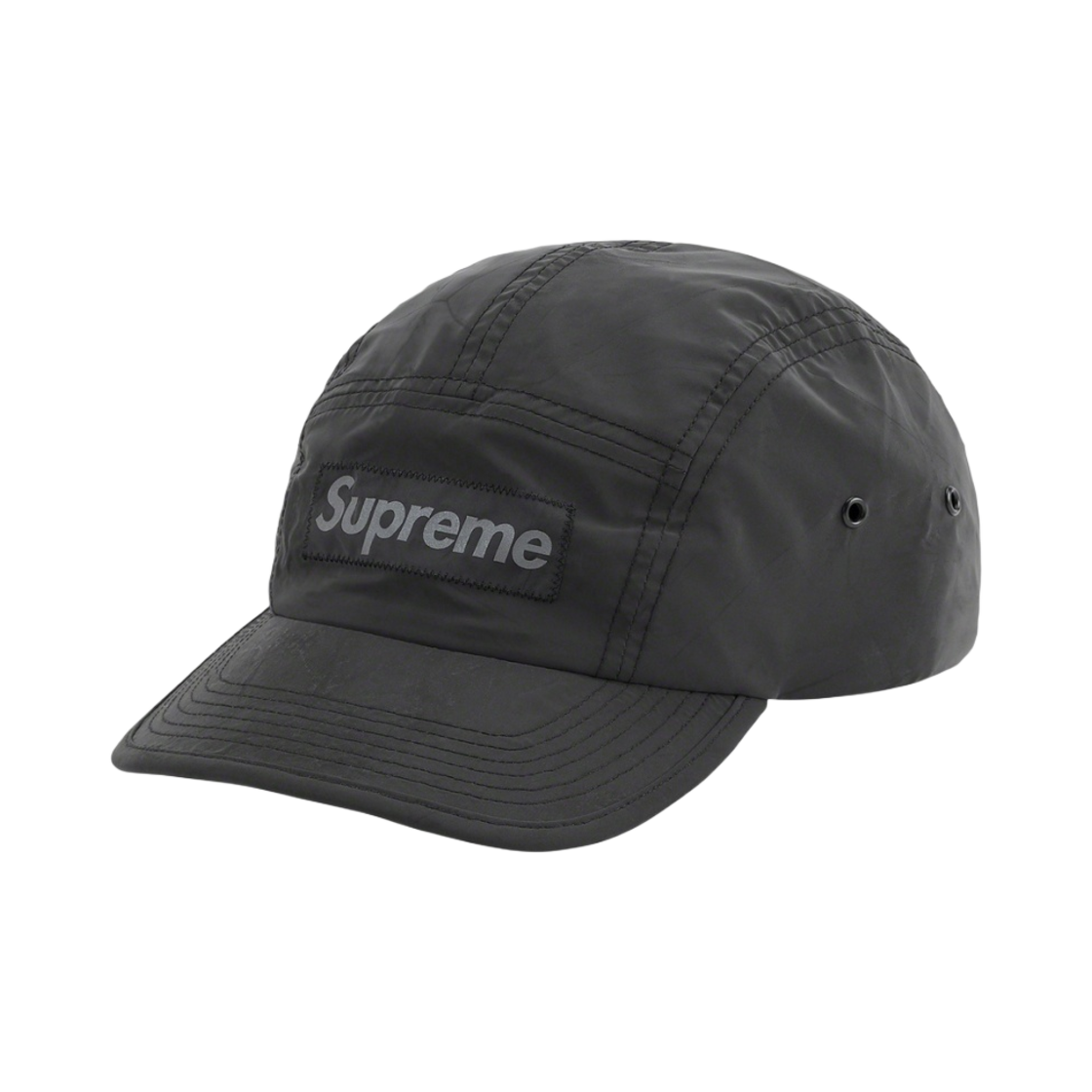 슈프림 리플렉티브 다이드 캠프캡 블랙 - 21SS