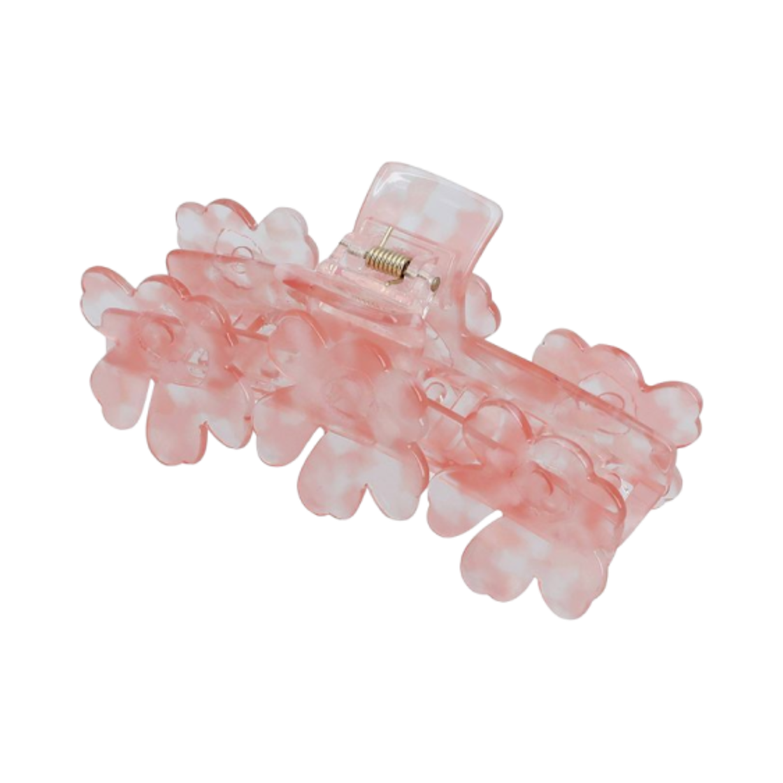 마리메꼬 우니꼬 헤어 클립 핑크 화이트(Marimekko Unikko Hair Clip Pink White)