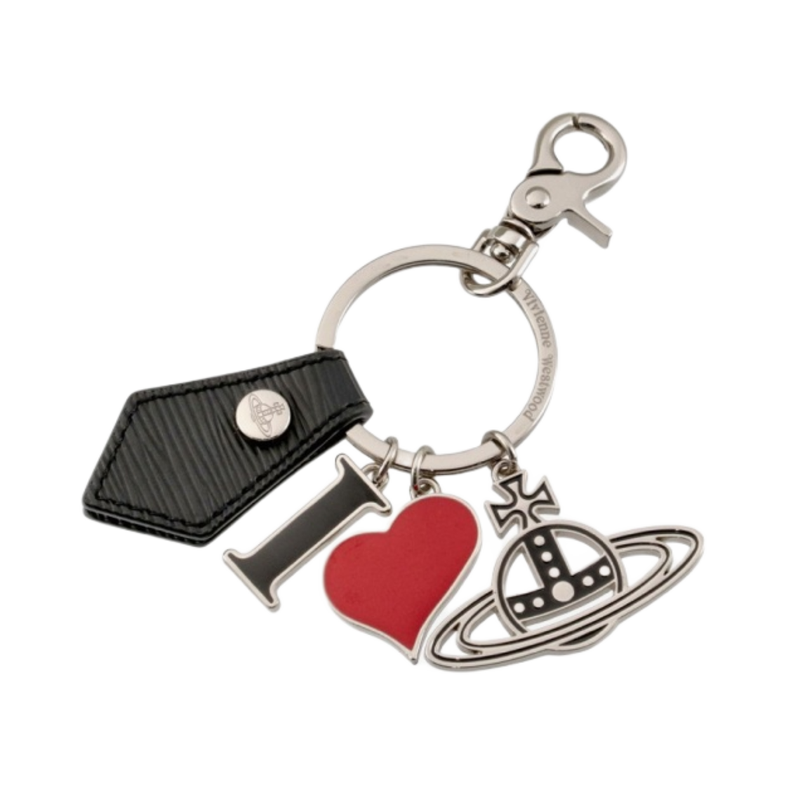 비비안 웨스트우드 아이 러브 오브 키링 블랙(Vivienne Westwood I Love Orb Keyring Black)