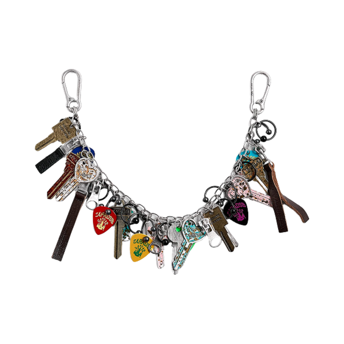 자라 x 앤더슨벨 참 키 팬츠 체인 멀티컬러(Zara x Andersson Bell Charm Key Pants Chain Multicolor)