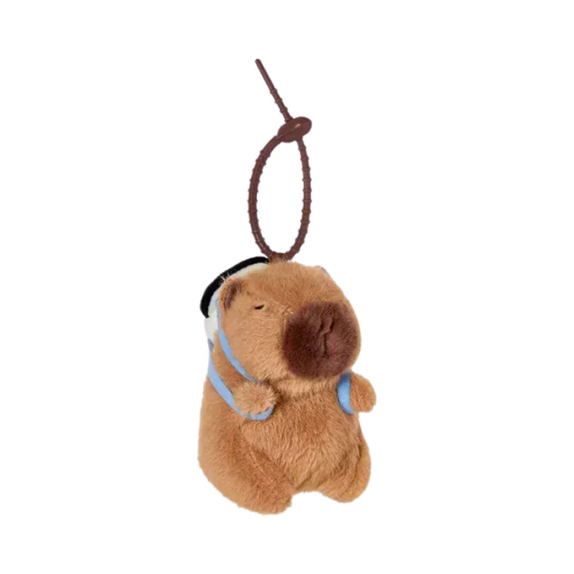 더 그린 파티 카피바라 굴 백팩 키체인 브라운(The Green Party Capybara Oyster Backpack Keychain Brown)
