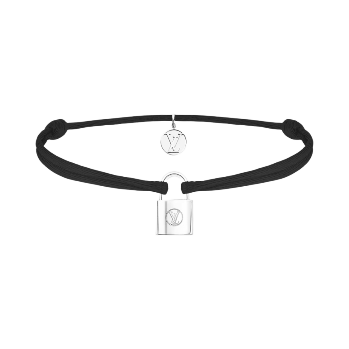 루이비통 실버 락킷 x 루이 두두 브레이슬릿 리사이클 실버 블랙 코드