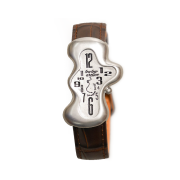 TOWTOW.ARCHIVE Timeless Twist Wristlet V3 Brown&Silver