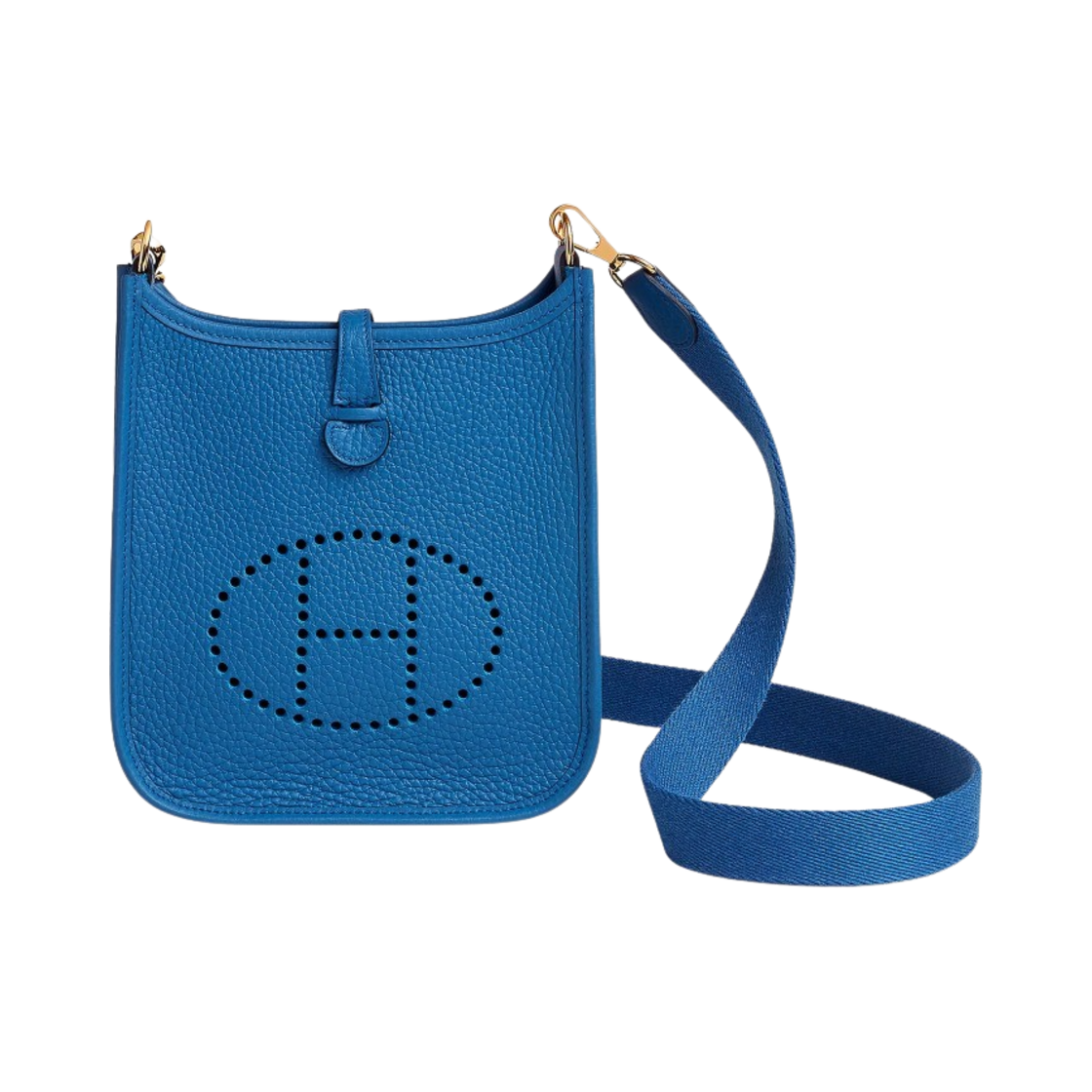 에르메스 에블린 16 아마존 백 클레망스 & 골드 하드웨어 블루 젤리지 까라멜(Hermes Evelyne 16 Amazone Bag Clemence & Gold Bleu Zellige Caramel) - 1