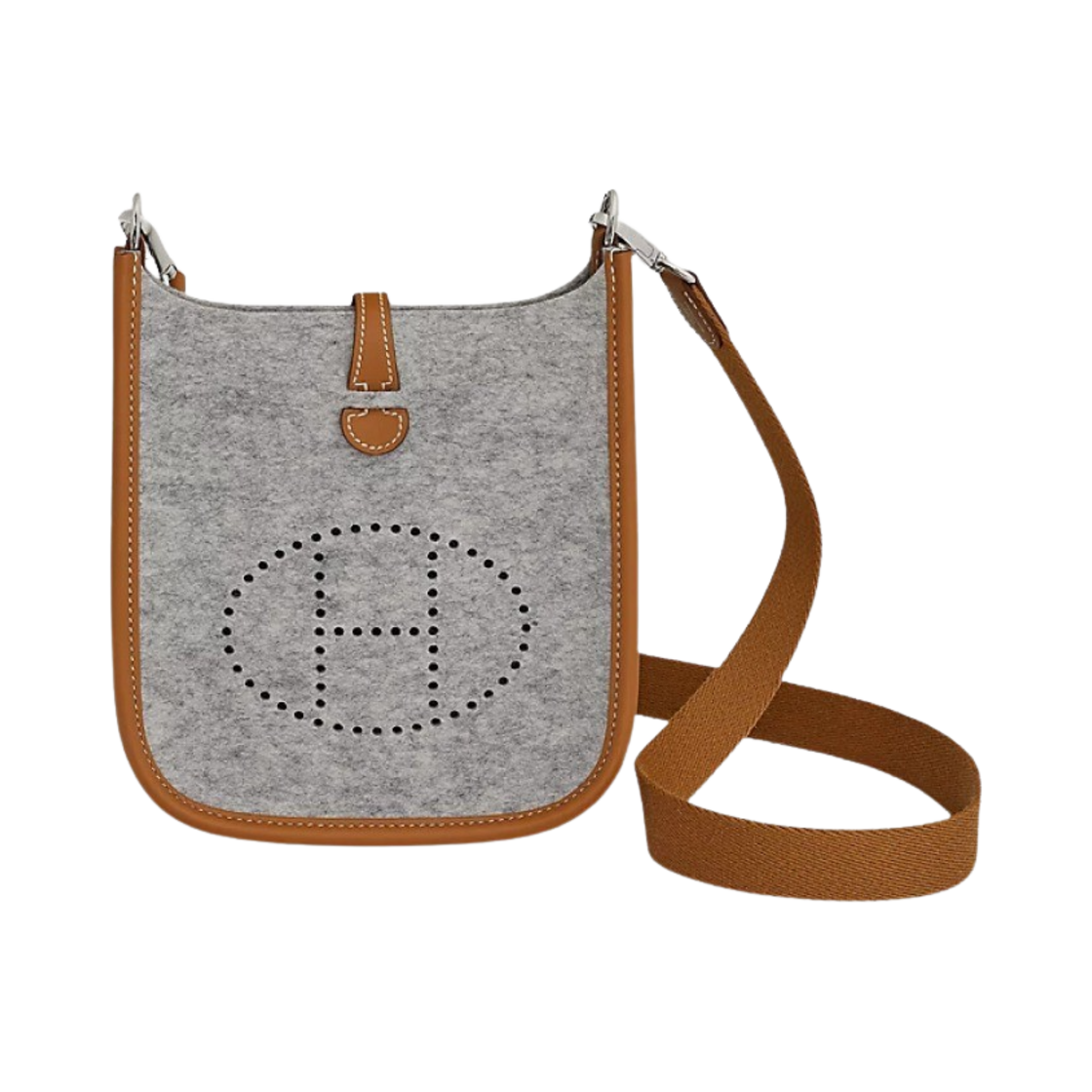 에르메스 에블린 16 백 펠트 스위프트 & 팔라듐 하드웨어 그리 끌레어 골드(Hermes Evelyne 16 Amazone Bag Felt Swift & Palladium Gris Clair Gold) - 1