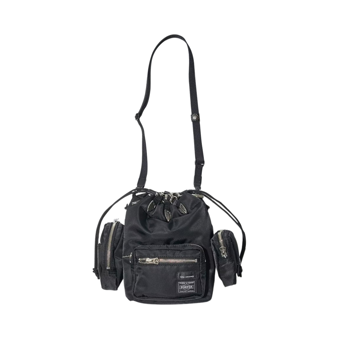 포터 x 토가 스트링 백 블랙(Porter x Toga String Bag Black) - 1